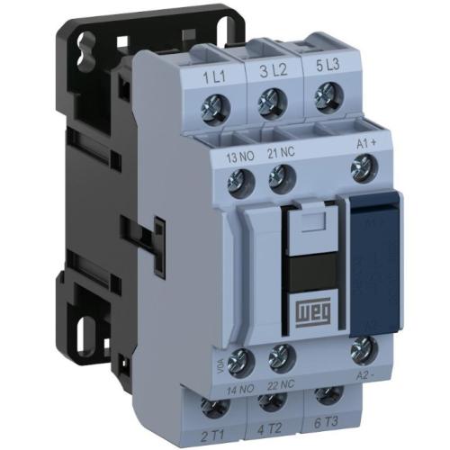 Imagem Produto CONTATOR PRINCIPAL TRIPOLAR 12A 1NA1NF 380V 50/60HZ CWB25-11-30D33 - WEG