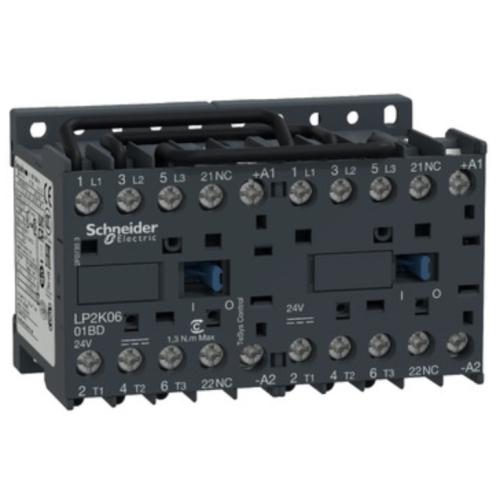 Imagem Produto CHAVE REVERSORA TRIPOLAR 6A 1NANF 24V TESYS K LP2K0601BD - SCHNEIDER