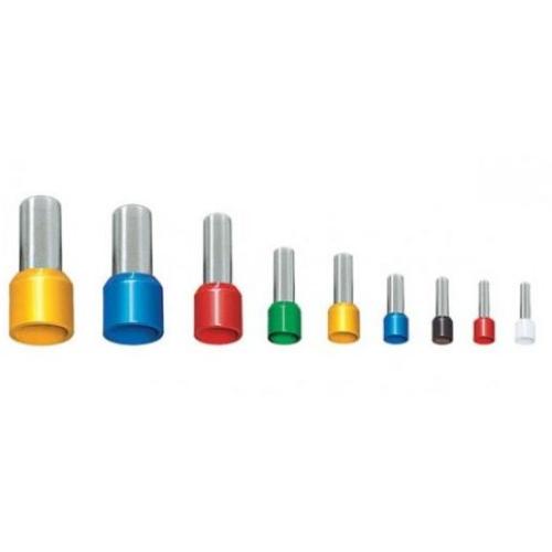 Imagem Produto TERMINAL PRE ISOLADO TUBULAR 70MM AMARELO P/1 FIO - ROHDINA