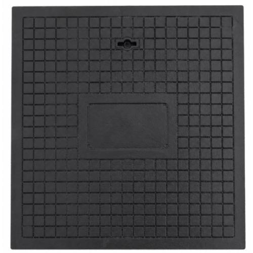 Imagem Produto TAMPA FERRO FUNDIDO QUADRADO 60X60CM C/ARO S/INSCRICAO