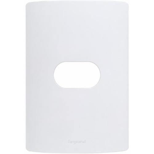 Imagem Produto PLACA 4X2 COM 1 ESPACO HORIZONTAL BRANCA VIVA COM SUPORTE - PIAL