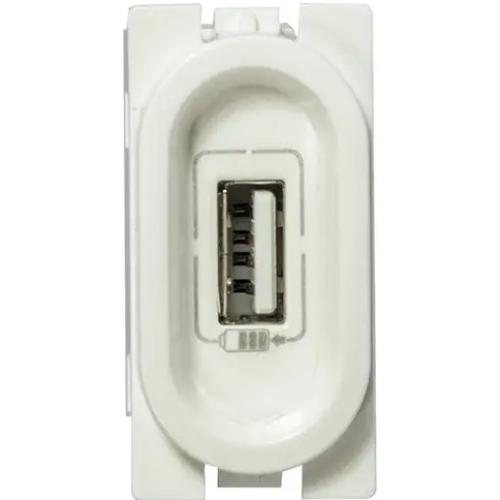 Imagem Produto MODULO TOMADA USB 1,5A BIVOLT BRANCO VIVA - PIAL