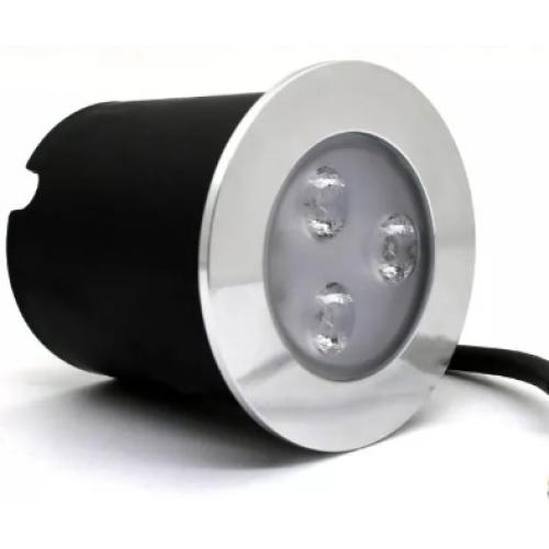 Imagem Produto BALIZADOR LED EMBUTIR SOLO 3W 3500K BIVOLT PRETO