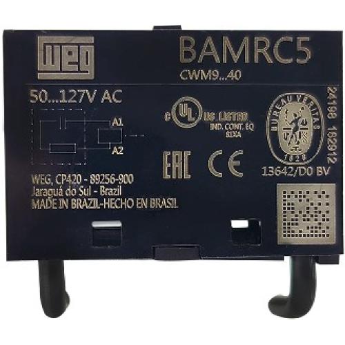 Imagem Produto BLOCO SUPRESSOR P/CONTATOR CWM9 50/127V BAMRC5 - WEG