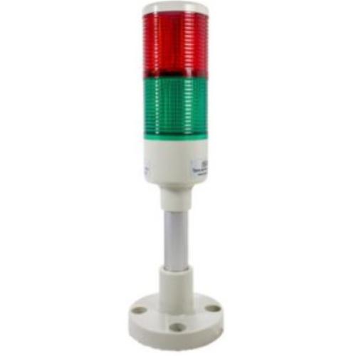 Imagem Produto SINALIZADOR TORRE LUZ CONTINUA 24VCA/CC VERMELHO E VERDE - METALTEX