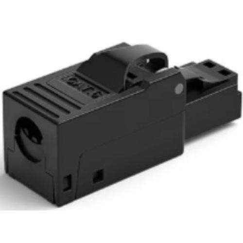 Imagem Produto CONECTOR RJ45 FEMEA CAT6 TOLL LESS SOHO  PRETO (VALOR DE 50 PECAS) - FURUKAWA