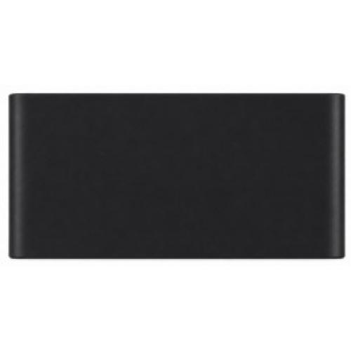 Imagem Produto MODULO CEGO PARA 1 ESPACO ACETINADO PRETO SATINATA (CONTEM 2 UNIDADES) - PEZZI