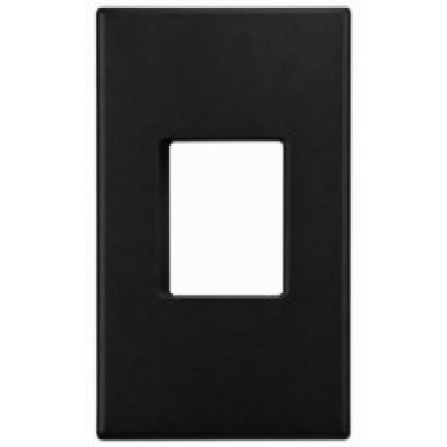 Imagem Produto MOLDURA PARA RJ45/ CAT5E / HDMI / USB A+C /CAT6 PRETO ACETINADO FOSCO SATINATA - PEZZI