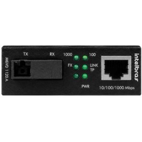 Imagem Produto CONVERSOR DE MIDIA GIGABIT MONOMODO - INTELBRAS