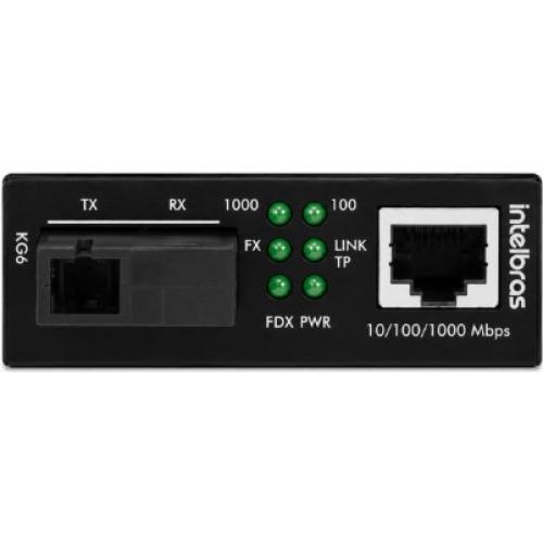 Imagem Produto CONVERSOR DE MIDIA GIGABIT MONOMODO - INTELBRAS