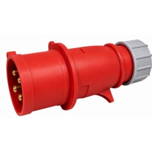 Imagem Produto PLUG BLINDADO MACHO 4 POLOS 125A 380/440V 6 HORAS VERMELHO IP67 PIW-125P4H6E53 - WEG