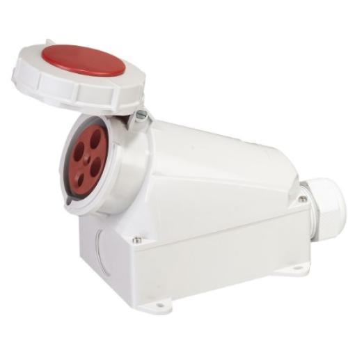 Imagem Produto TOMADA BLINDADA SOBREPOR 4 POLOS 125A 380/440V 6 HORAS VERMELHO IP67 TSW-125P4H6E53 - WEG
