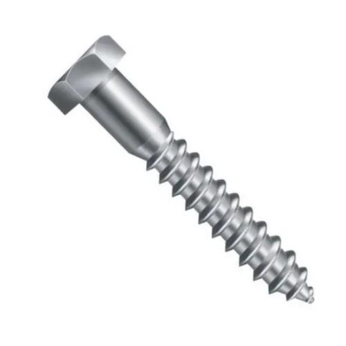 Imagem Produto PARAFUSO ROSCA SOBERBA CABECA SEXTAVADA 5/16X65MM ZINCADO BRANCO
