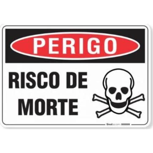 Imagem Produto PLACA DE SINALIZACAO METALICA: PERIGO ALTA TENSAO 20X25CM - PRINTLUX