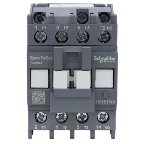 Imagem Produto CONTATOR PRINCIPAL TRIPOLAR 18A 1NA+2NF 220VCA 50/60HZ LC1 - SCHNEIDER INDUSTRIAL