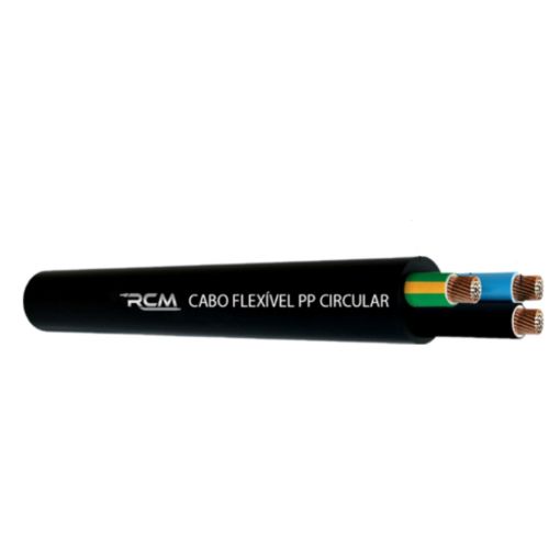Imagem Produto CABO PP COBRE PVC 70G 500V 3X1MM PRETO - RCM