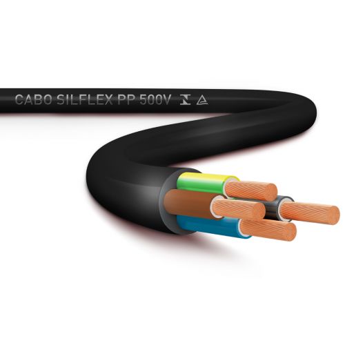 Imagem Produto CABO PP COBRE PVC 70G 500V 4X0,5MM PRETO - SIL