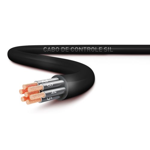 Imagem Produto CABO CONTROLE COBRE PVC 70G 1KV 7X1,5MM PRETO - SIL