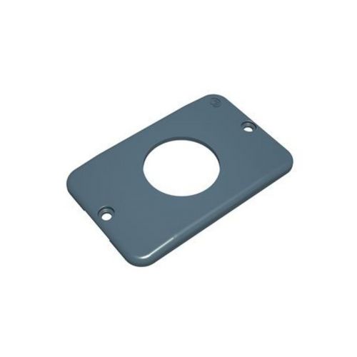 Imagem Produto TAMPA P/CONDULETE PVC 1 ESPACO REDONDO 1/2" E 3/4" CINZA LINHA TOP - TIGRE