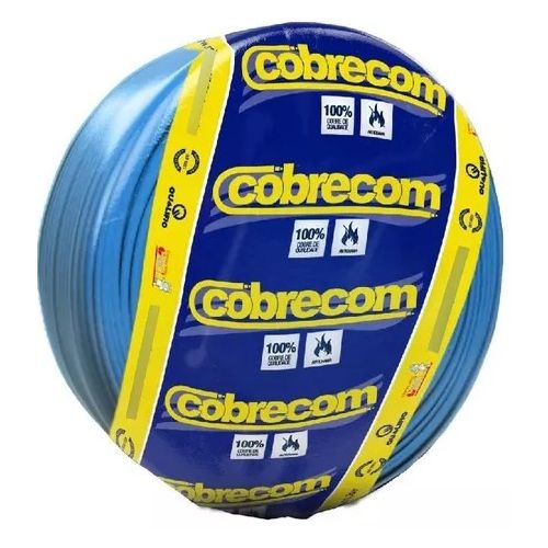 Imagem Produto CABO FLEXIVEL COBRE PVC 70G 750V 1X10MM AZUL - COBRECOM