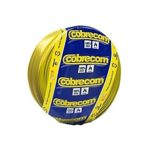 Imagem Produto CABO FLEXIVEL COBRE PVC 70G 750V 1X2,5MM AMARELO - COBRECOM