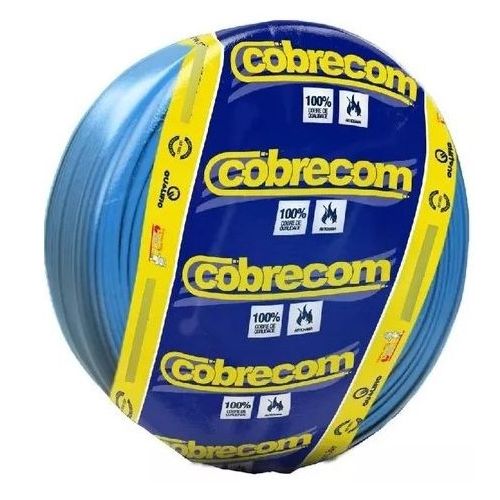 Imagem Produto CABO FLEXIVEL COBRE PVC 70G 750V 1X2,5MM AZUL - COBRECOM