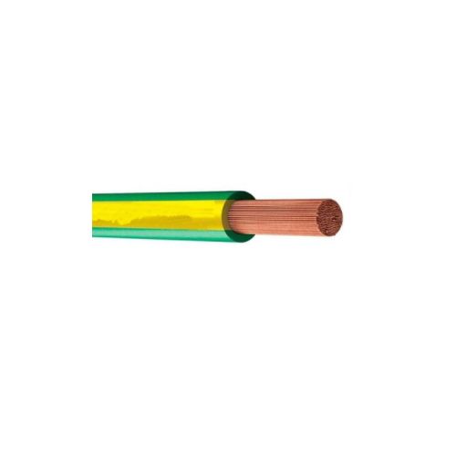 Imagem Produto CABO FLEXIVEL COBRE PVC 70G 750V 1X4MM VERDE/AMARELO - COBRECOM