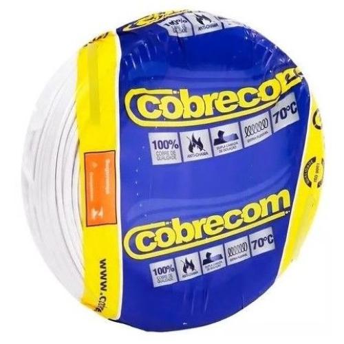 Imagem Produto CABO FLEXIVEL COBRE PVC 70G 750V 1X6MM BRANCO - COBRECOM