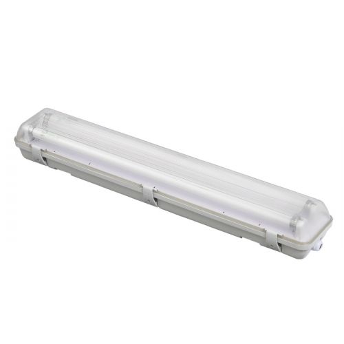 Imagem Produto LUMINARIA SOBREPOR HERMETICA C/DIFUSOR IP65 P/2 LAMPADAS TUBULARES - LEDVANCE