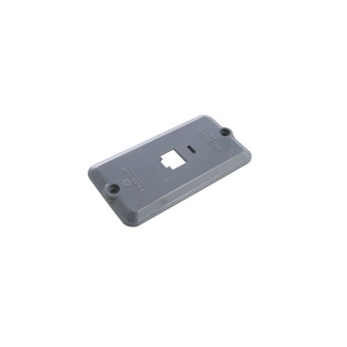 Imagem Produto TAMPA P/CONDULETE PVC 1 ESPACO RJ45 CINZA P/CAIXA PEQUENA - VICAP