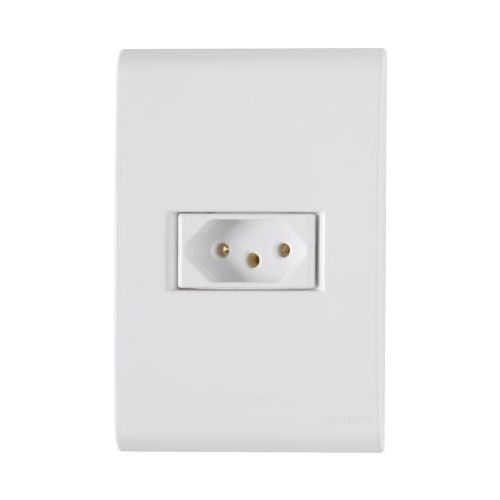 Imagem Produto TOMADA EMBUTIR 2P+T 10A BRANCA COMPLETA LIZ - TRAMONTINA