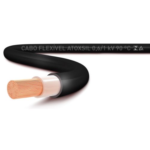 Imagem Produto CABO FLEXIVEL COBRE HEPR 90G 1KV 1X35MM PRETO ATOX - SIL