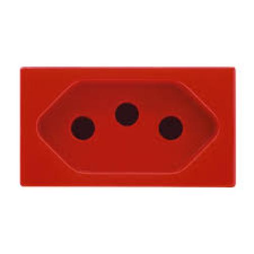 Imagem Produto MODULO TOMADA 10A/250V VERMELHO PIAL PLUS - PIAL