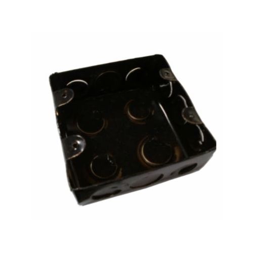 Imagem Produto CAIXA DERIVACAO METALICA P/PAREDE 4X4 FUNDO FIXO ESMALTADA