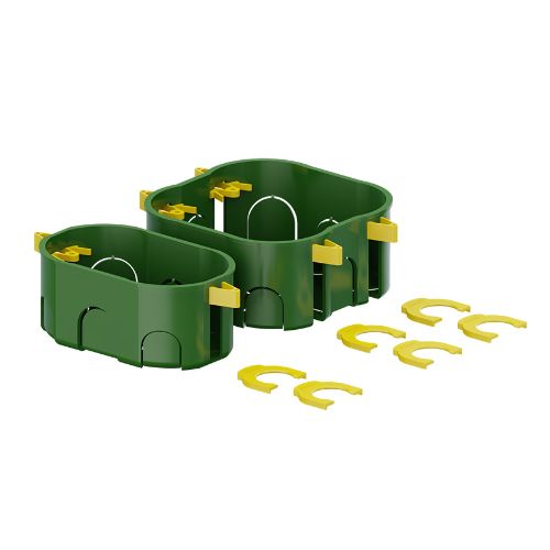 Imagem Produto CAIXA DERIVACAO PVC P/GESSO 4X2 FUNDO FIXO VERDE - TIGRE