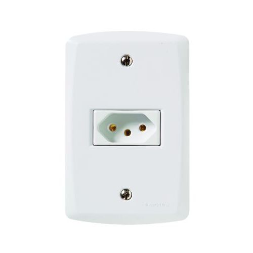 Imagem Produto TOMADA EMBUTIR 2P+T 20A BRANCA COMPLETA LUX2 - TRAMONTINA