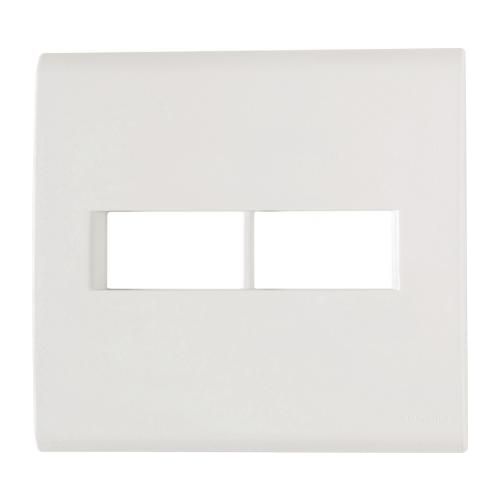 Imagem Produto PLACA 4X4 COM 2 ESPACOS BRANCA COM SUPORTE LIZ - TRAMONTINA