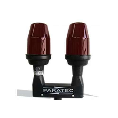 Imagem Produto SINALIZADOR DUPLO VERMELHO SOQUETE E27 COM FOTOCELULA SPDA