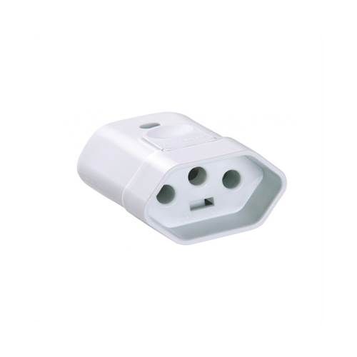 Imagem Produto PLUG FEMEA EXTENSAO 2P+T 20A BRANCO