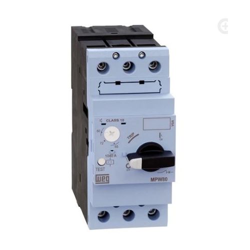 Imagem Produto DISJUNTOR MOTOR 3 POLOS 40-50A 100KA/220V MPW80-3-U050 - WEG