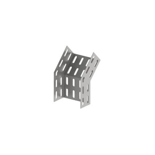 Imagem Produto CURVA P/ELETROCALHA PRE ZINCADO PERFURADA VERTICAL EXTERNA 45G 150X50MM - JEA