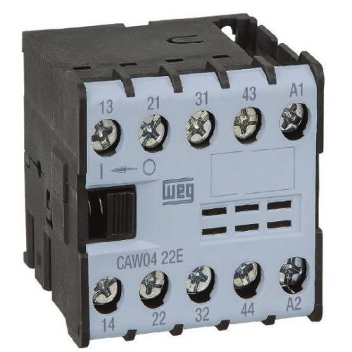 Imagem Produto MINI CONTATOR 6A 2NA2NF 110V 60HZ CAW04-22-00V16 - WEG