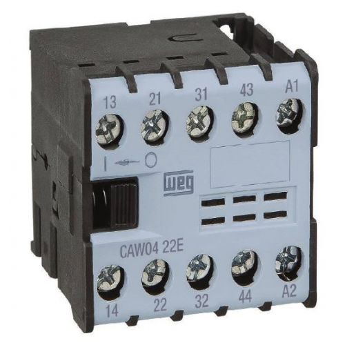 Imagem Produto MINI CONTATOR 6A 2NA2NF 24V CAW04-22-00V05 - WEG