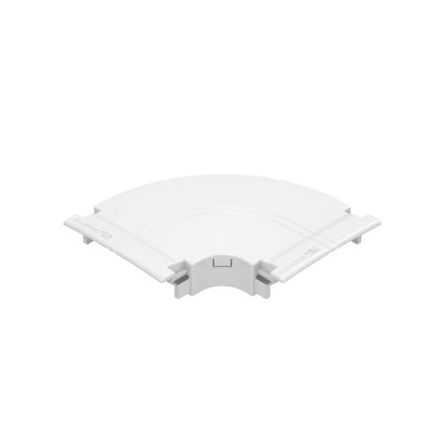 Imagem Produto CURVA P/CANALETA ALUMINIO HORIZONTAL 90G 53X14 BRANCO (ABS) - DUTOTEC