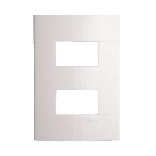 Imagem Produto PLACA 4X2 COM 2 ESPACOS SEPARADOS BRANCA SEM SUPORTE DECOR - SCHNEIDER