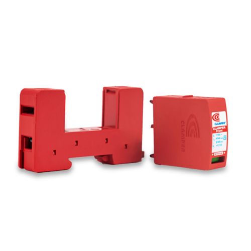 Imagem do produto DISPOSITIVO DE PROTECAO CONTRA SURTOS (DPS) DIN 45KA 460V VERMELHO - CLAMPER