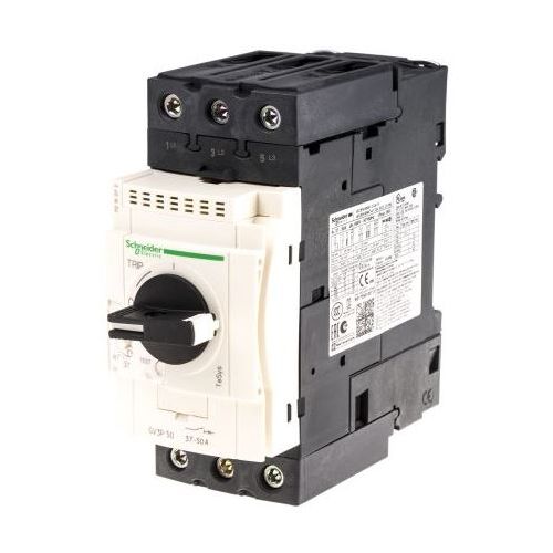 Imagem Produto DISJUNTOR MOTOR 3 POLOS 37-50A 100KA EM 220V GV3 - SCHNEIDER INDUSTRIAL