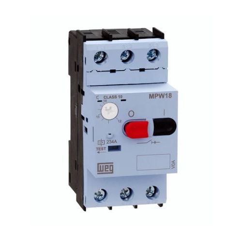Imagem Produto DISJUNTOR MOTOR 3 POLOS 6,3-10A 50KA/440V MPW18-3-U010 - WEG