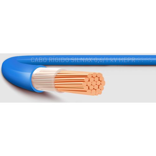 Imagem Produto CABO RIGIDO COBRE HEPR 90G 1KV 1X50MM AZUL - SIL