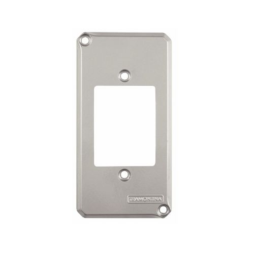 Imagem Produto TAMPA P/CONDULETE ALUMINIO SEM PINTURA 3 ESPACOS RETANGULAR 1" - TRAMONTINA